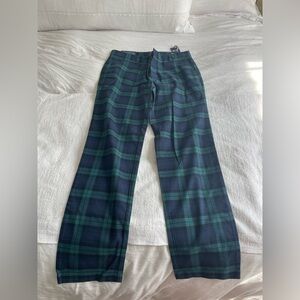 Vineyard Vines Blue and Green Dress Pants Christmas Black Watch Tartan